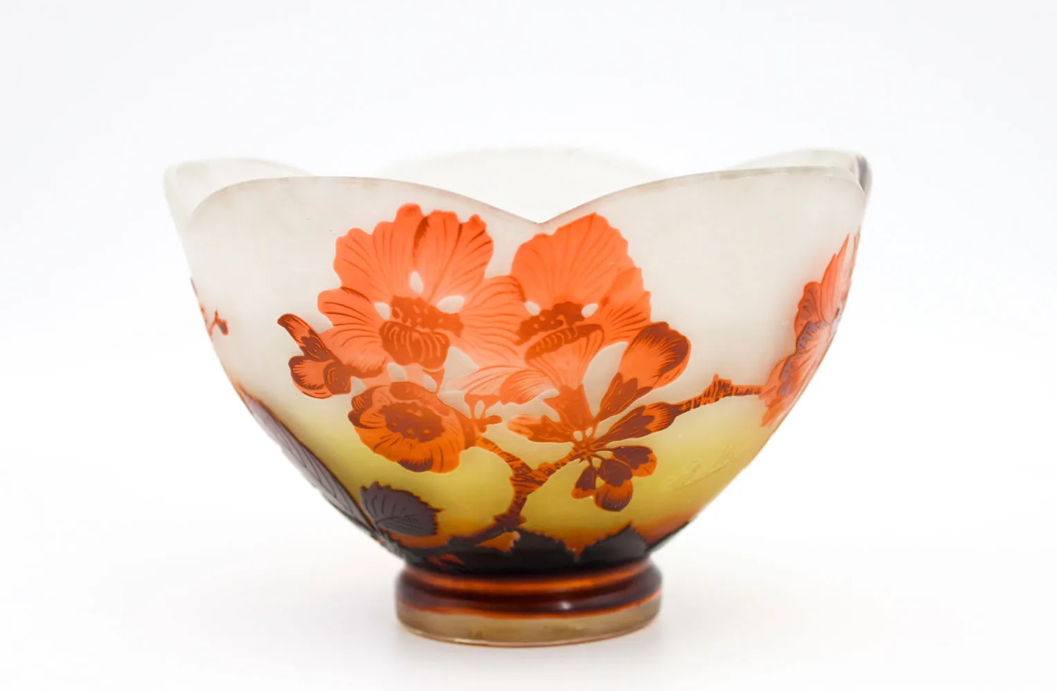 ドーム　花文鉢