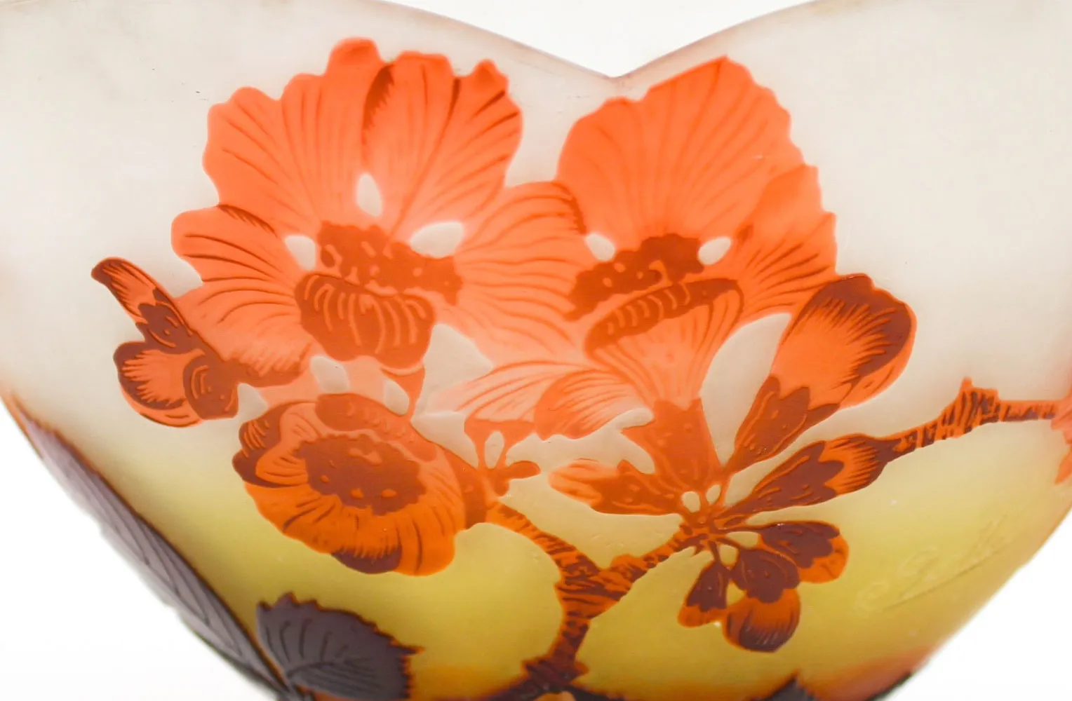 ドーム　花文鉢