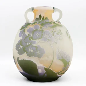エミール・ガレ 紫陽花文花瓶