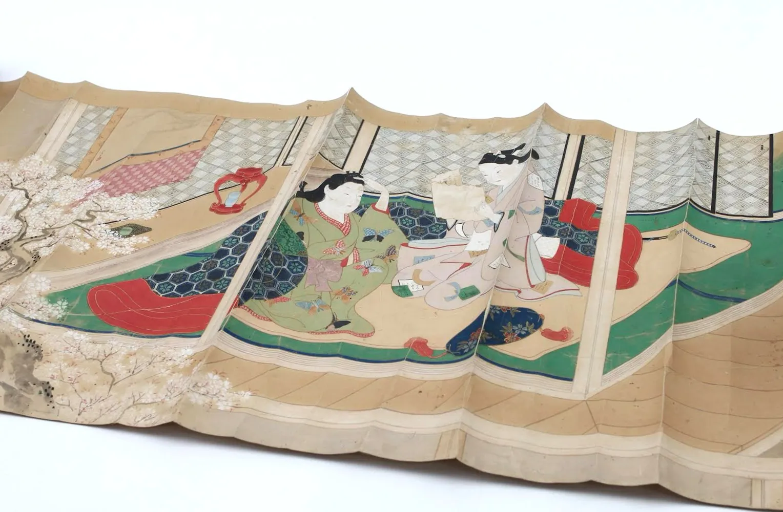 浮世絵　風俗図絵巻物